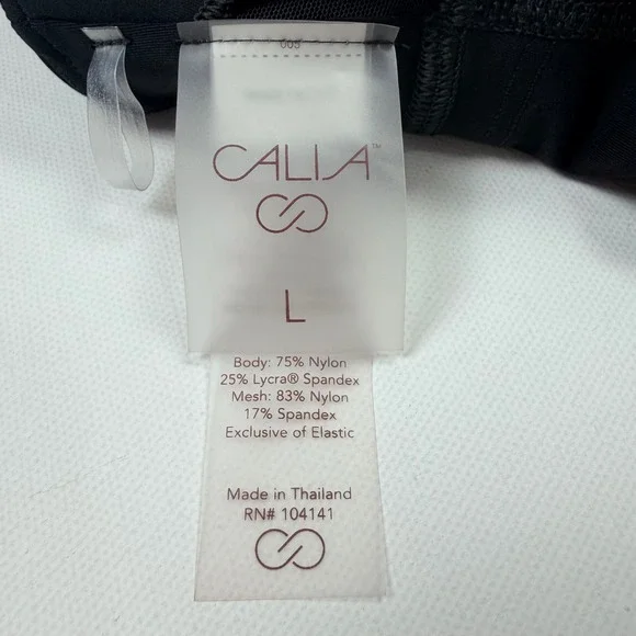 CALIA Sports Bra Women Large Black Excellent Strappy Back WAX14712 - Picture 4 of 10